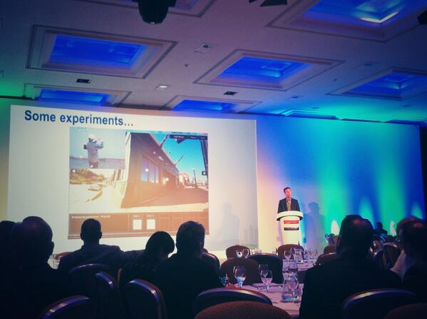 AngelosStasis's tweet photo. Seeing the future: research innovations at Bentley. The Year in Infrastructure 2013 Conference #Bentley #YII2013 http://t.co/fKAsIyVvBM