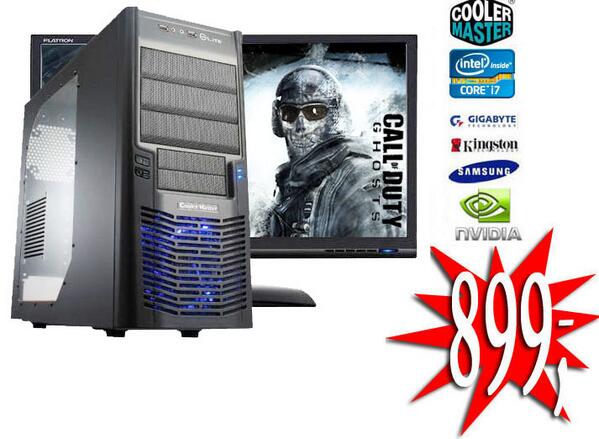 MEGA ACTIE!!! GAMEPC MAX I7 4770 >8GB DDR3>500GB>GeForce GTX 770 2GB USB3 VOOR MAAR 899, computergalaxy.nl/product_info.p…