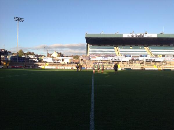 CookIslands_RL's tweet photo. The boys are getting their first look at the Memorial Stadium pitch ahead of tomorrow's game against @USATomahawks http://t.co/1mjgGXiWfr
