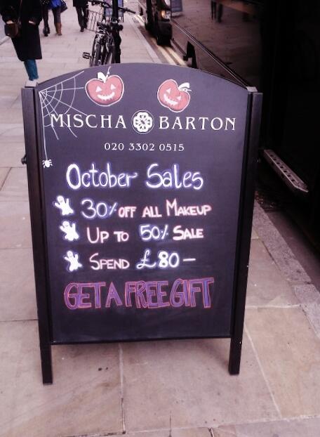 MischaStoreUK's tweet photo. Only a few days of October left, hurry in before these amazing deals run out ! http://t.co/o5yh7kmGYj