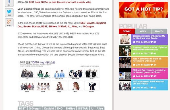 خبر|melon music award تصدر قائمة ب افضل 10 مغنين في كوريا الجنوبية BXwnhWPIYAAkI5N