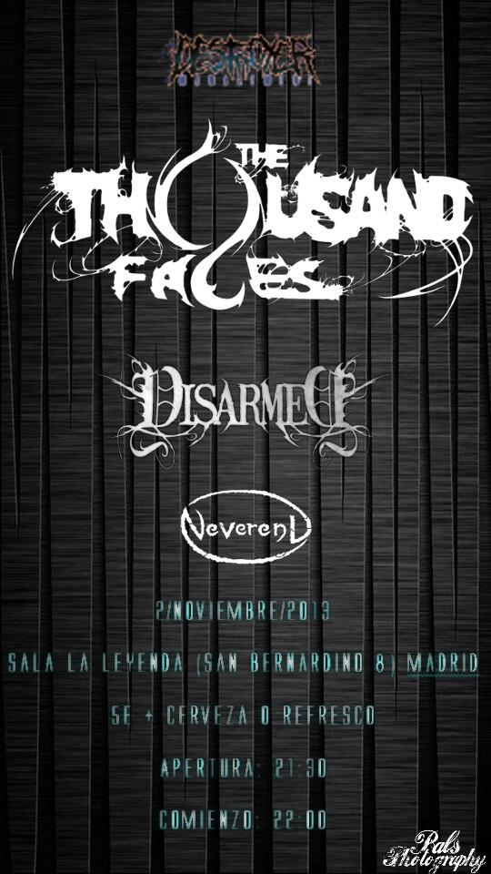 DisarmedMetal's tweet photo. ¡El cartel del concierto del sábado con @TTFaces_band  y @Neverend_band ! ¡Metal a patada limpia! http://t.co/ZpZVGHuz2D