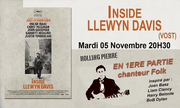 cinemavichy's tweet photo. En AVANT-PREMIÈRE,le dernier film des Frères Coen précédé d'un concert folk de Rolling Pierre,que demander de mieux ? http://t.co/P6pzE6G5d5
