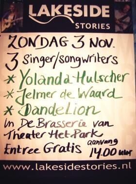 As zondag!! Wij @Lakesidestories te #hoorn. Met @JelmerdeWaard en @yolandahulscher ! Be there or be gone!