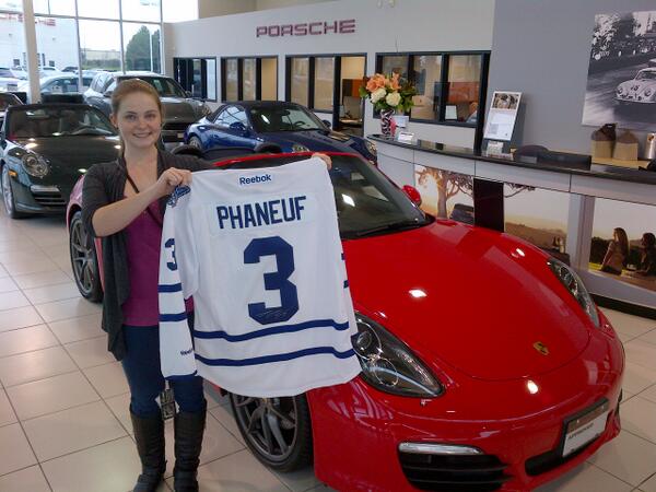 Congratulations Emily Stillwell for winning our Signed Dion Phaneuf Jersey! Thanks to all of those who entered.