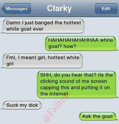 FunnyTextings's tweet photo. Ask the goat http://t.co/bO2RcdedUy