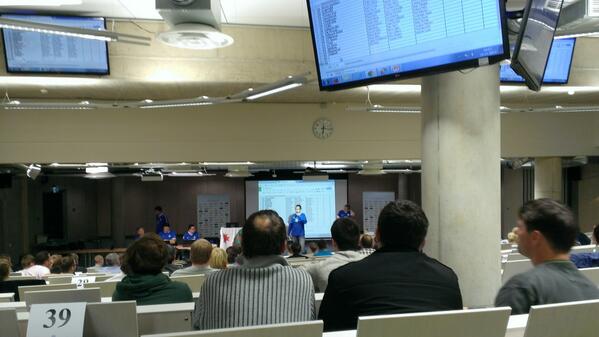 angelorumori's tweet image. #mälumäng here a picture from the Tallinn Univerisity auditorium which hosted the event.