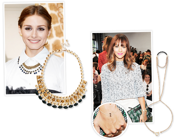 LawrenceZarian's tweet photo. Play dress-up w/ THE HOTTEST jewelry trends like Olivia Palermo's bib necklace or Rashida Jones' ring/bracelet chain! http://t.co/ilbqjwNwcv