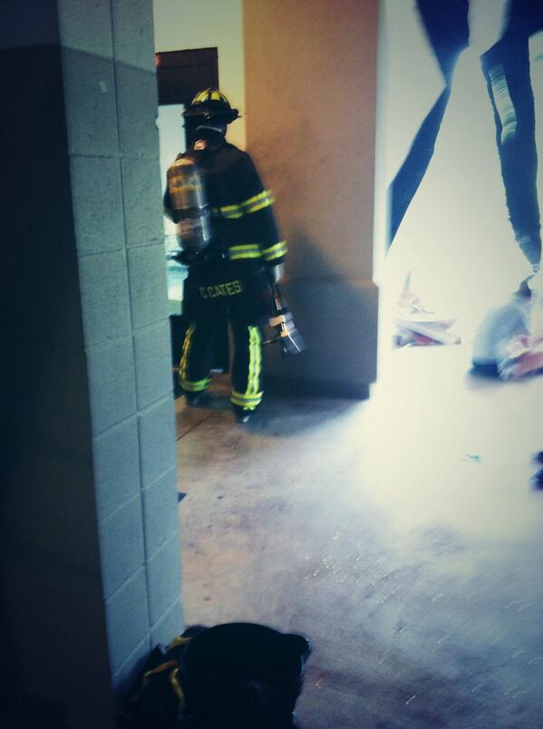 RicheyCarson's tweet photo. There was a firefighter at r school cause the smoke alarm went off #mademyday http://t.co/46U3J7d3xT