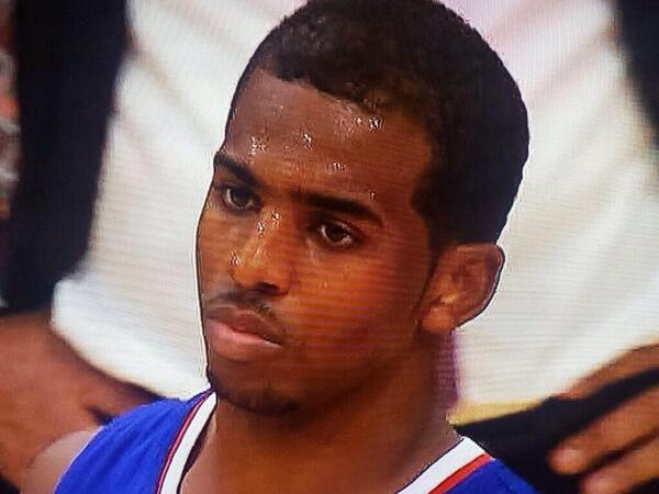 All the faces on the clippers fans