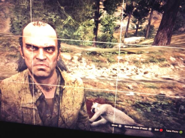soawesomeman's tweet image. #GTAVselfie