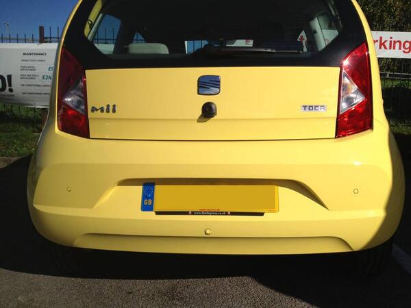 MotorMods's tweet photo. Genuine parking sensors retro-fitted to a Seat Mii. #Seat #retro_fit #Parking_sensors #Genuine_parts http://t.co/Gbxv3gSful