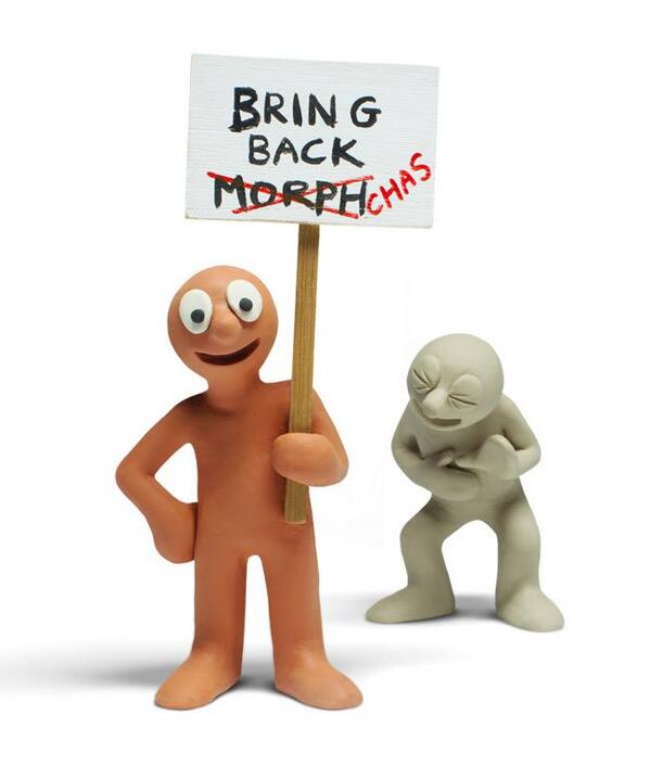 beardedjourno's tweet photo. Bring back Morph! A Kickstarter campaign has been launched to fund 12 new online episodes: http://t.co/TQaX0rseix http://t.co/3HrnjLktEe
