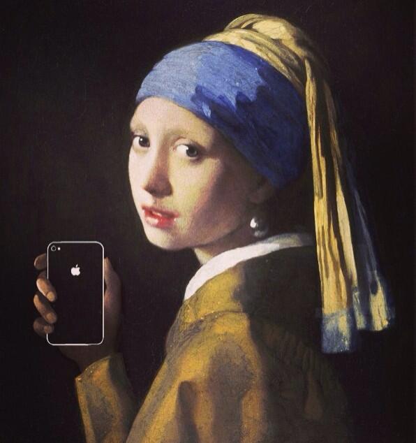 harris_anetta's tweet photo. @Sheffield68 comedy shot of the great painting girl the the pearl earring! 😂 #apeurogpn #vermeer http://t.co/JZwNrpF25s