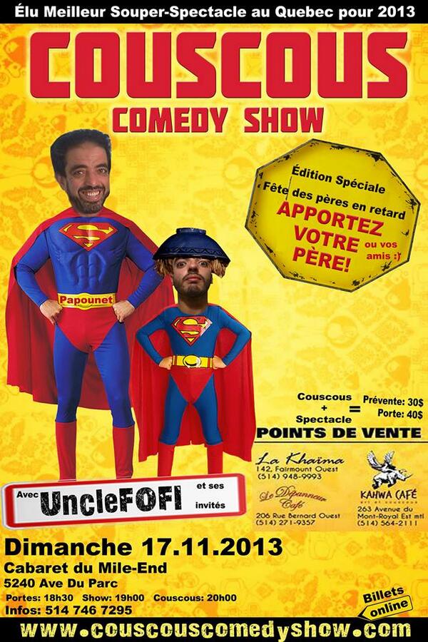 couscous comedy show tweet media