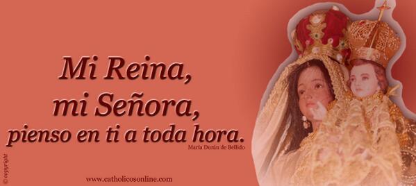 VirgoMariae's tweet photo. Mi Reina, mi Señora, pienso en ti a toda hora. http://t.co/r37MjoIhxH