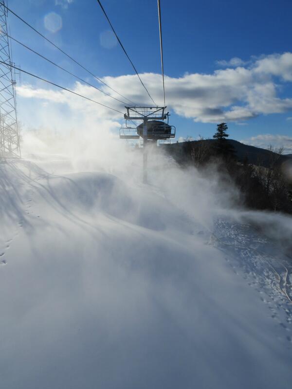 huntermtn's tweet image. #Snowmaking continues.  And it sure is getting deep!