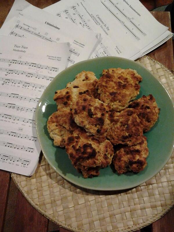 rehearsal with <a href="/maidenitalymus/">MaidenItaly</a> means #blueberryscones #love #friends