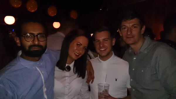 made_recordings's tweet photo. Team photo at @Mixmag bday!!! @chrismunday89 @amydench @HaranR @1DavidGriffiths http://t.co/Ah69r2FkWa