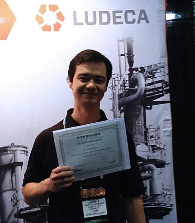 LudecaInc's tweet photo. Congrats Daus Studenberg for @POWER_GEN_Intl 2013 Best Paper Award: Slashing Time on 16-Pt Turbine #CouplingAlignment http://t.co/AnTdlSQYyb