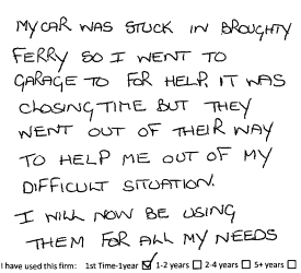 referenceline's tweet image. #recommended #garage in #dundee it was closing time but they went out of their way to help me referenceline.com/garage_service…