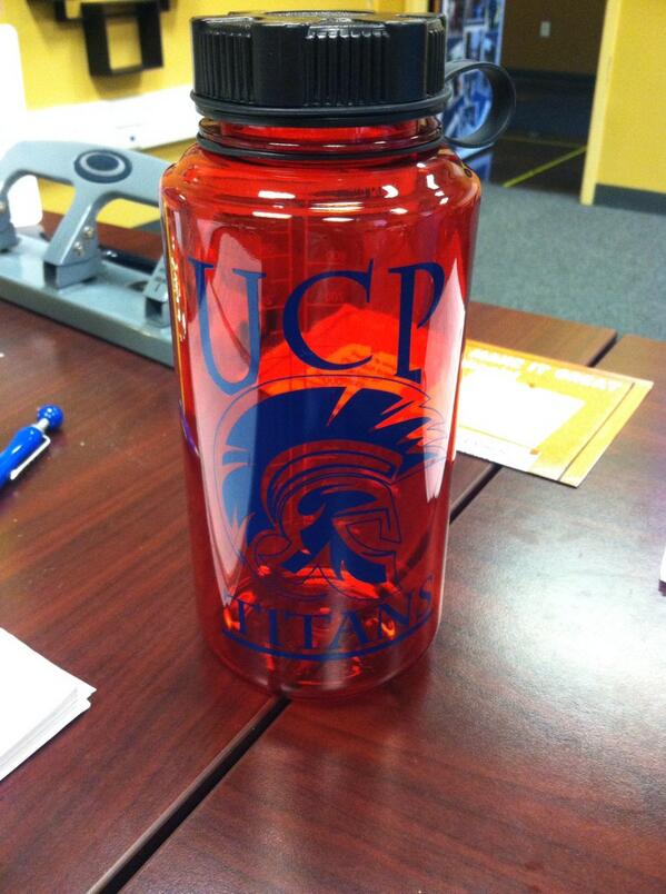 UCPPrincipal's tweet photo. Huge s/o to UCP's Wellness Committee for supplying our staff with water bottles. Adequate consumption is a must! http://t.co/50gXVYbk2u