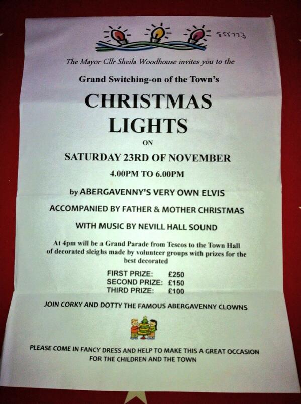 Thanks for the RT please keep it going to get the crowds in our town to Christmas shop and be entertained