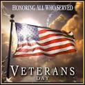 A Veteran's Day Tribute to The Noble and the Brave Today on Veteran's Day. Thank you and we salute you!