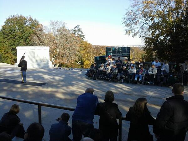 Honor Flight KC (@honorflightkc) on Twitter photo Special place, special day #arlington Special place, special day #arlington