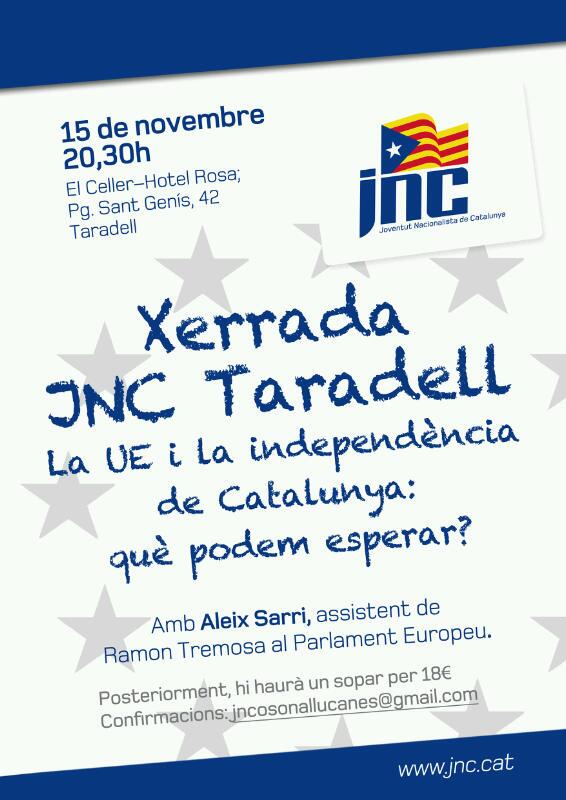 jncrodadeter's tweet photo. El proper Divendres a les 20:30h l'Aleix Sarri serà a Taradell!!! #osona http://t.co/AfqtIR9WRg