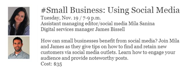 34allies's tweet photo. Register for the Post-Gazette University Social Media for Small Business Seminar - Nov. 19th - http://t.co/VgdWaRsQfu http://t.co/orRLIdVFES