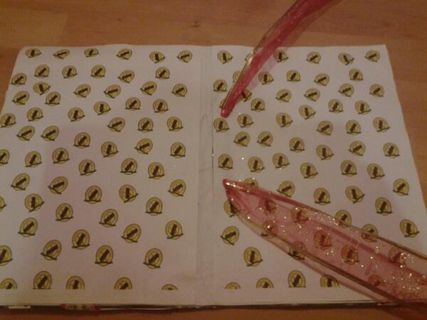 WRFanBook's tweet image. Love the inside pages!