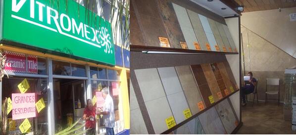 Este Buen Fin visita Vitromex  el cual tendrá de descuento del 10% al 30% de descuento en cualquier material.