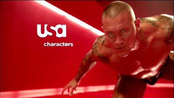 Is it just me or does Randy Orton' little buddy points out of his trunks in this picture?