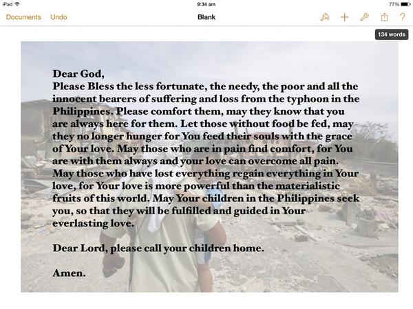 angela70707's tweet photo. #TyphoonHaiyan
#HCCEngish http://t.co/zd4ntH1euk