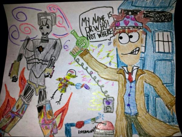 B_entley's tweet image. Draw Battle: Dr Who #drawbattle #DoctorWho