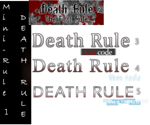 Echelon_EK's tweet image. Every single logo I&apos;ve made for #lostcode. Fuck, memory lane is a bit painful....