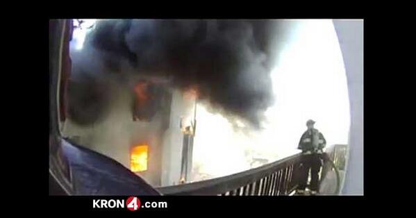 kron4news's tweet photo. Helmet-cam shows tough firefight in #SanLeandro. #kron4news http://t.co/JhuZIWK33A http://t.co/eFfqhPmkjC