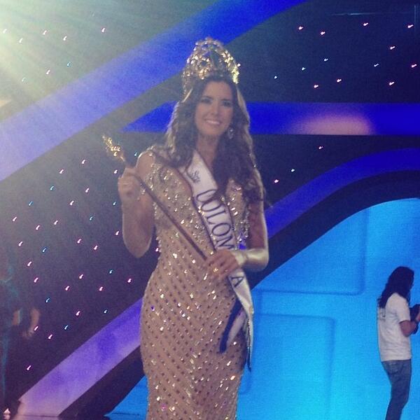 SrtaColombia's tweet photo. Paulina Vega Dieppa representará a Colombia en #MissUniverso 2014. http://t.co/GyWAGfSqUi