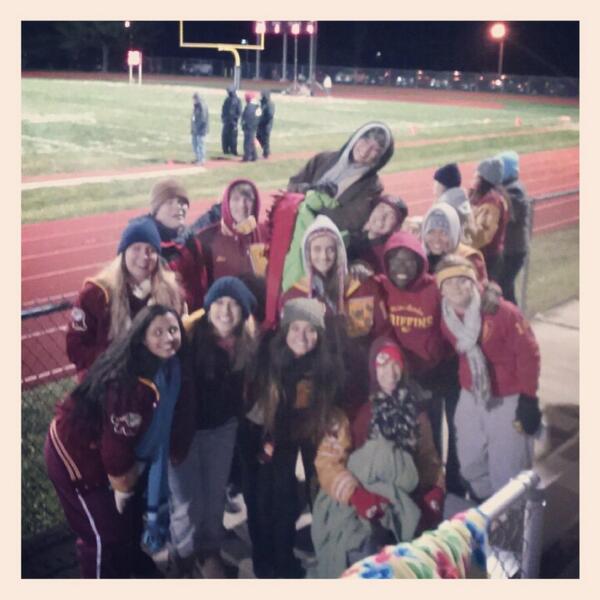 xoxoOliviaE's tweet image. Always there through the rain, freezing cold, or heat advisory. Last HS football game #seniors #dedicatedfans