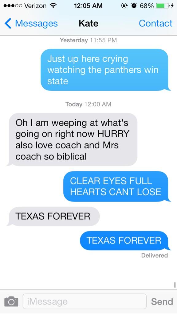 ashleywilliams3's tweet photo. Just @Kallison89 and I wishing we were Dillon Panthers http://t.co/roLCTS2BWp