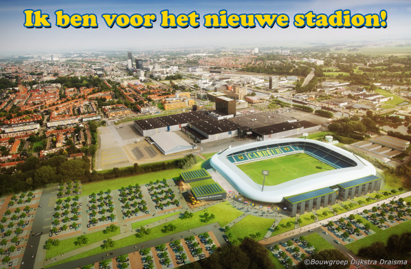 Om de meningen te peilen met de raadsverkiezingen in aantocht: RT als je voor het nieuwe #Cambuur Stadion bent!