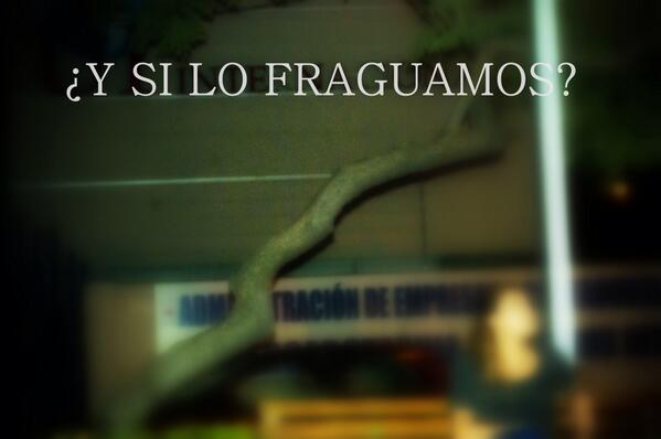 UI_Cultural_13B's tweet photo. Y tu te animas a fraguarlo??? http://t.co/OQ83jZYDTL