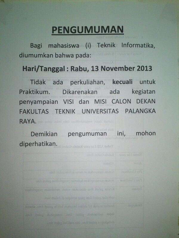 hmtiunpar's tweet photo. Kabar gembira saudara - saudara!!!! :D http://t.co/85pmxx427J