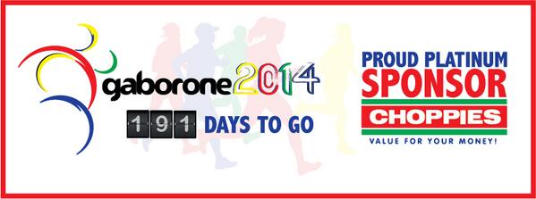 ChoppiesBW's tweet photo. The countdown is still on folks... 191 DAYS TO GO! Lets countdown together bagaetsho...Cc @Gaborone2014 http://t.co/lXQ6jva6ZY