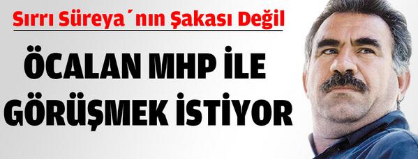 Haberfcom's tweet photo. Öcalan MHP İle Görüşmek İstiyor http://t.co/YrOs0yB3h1 http://t.co/ctbX5l7GlZ