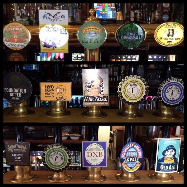LoveWalthamF's tweet photo. #greatwalthamforestpubs “@RedLionE11: What's on the pumps today?
Take a look here: http://t.co/NTUzranl8z”