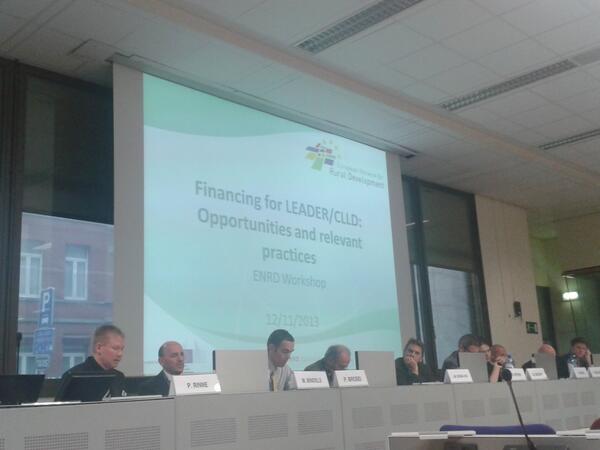 @ELARDaisbl president Petri Rinne speaking now at the Financing #LEADER workshop