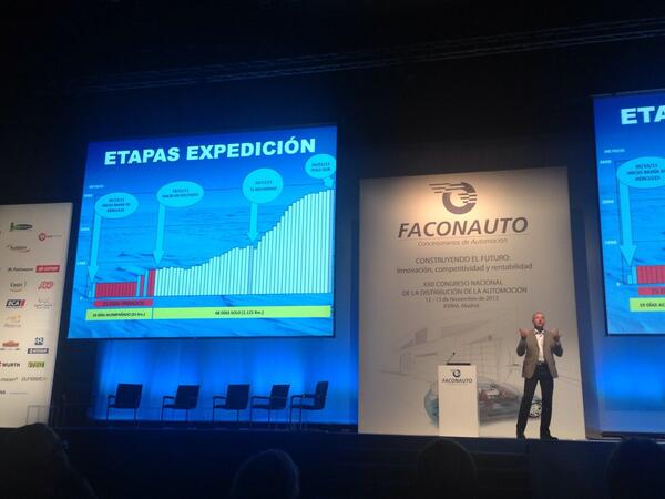 ALVCURIEL's tweet image. Escuchando a Albert Bosch en el congreso de Faconauto. Un crack! Ejemplo de aventurero y emprendedor.