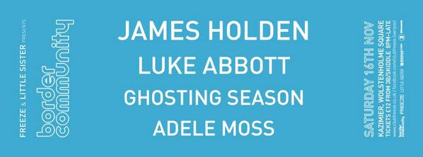 UKClubNews's tweet image. Musical genius @mrjamesholden comes to #Liverpool this Saturday as @sister_little presents #BorderCommunity